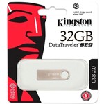 Ficha técnica e caractérísticas do produto Pen Drive Kingston Se9 32 Gb