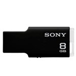 Ficha técnica e caractérísticas do produto Pen Drive Mini SONY Preto 8GB - USM8M2 Preto