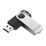 Ficha técnica e caractérísticas do produto Pen Drive Multilaser 8GB USB Twist 2 Preto - PD587