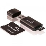 Ficha técnica e caractérísticas do produto Pen Drive Multilaser 32GB 3 em 1 com Cartão de Memória e Adaptador MC113