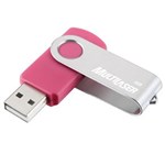 Ficha técnica e caractérísticas do produto Pen Drive Multilaser Twist 8GB - Rosa