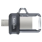 Ficha técnica e caractérísticas do produto Pen Drive Otg 16gb Usb 3.0 Sandisk Ultra Dual Drive - SDDD3-016G-G46