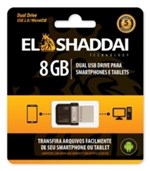 Ficha técnica e caractérísticas do produto Pen Drive Otg Dual Drive 8 Gb - El Shaddai - 1