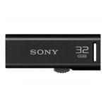 Ficha técnica e caractérísticas do produto Pen Drive Retrátil Plug & Play 32Gb Preto Sony - Usm32gr