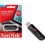 Ficha técnica e caractérísticas do produto Pen Drive Sandisk Cruzer Glide 3.0 Z600 64gb