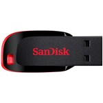 Ficha técnica e caractérísticas do produto Pen Drive SanDisk - Preto e Vermelho.