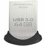 Ficha técnica e caractérísticas do produto Pen Drive Sandisk Ultra Fit Usb 3.0 Flash Drive 64Gb 150Mb/S