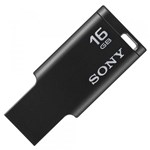 Ficha técnica e caractérísticas do produto Pen Drive Sony Mini 16Gb Preto