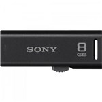 Ficha técnica e caractérísticas do produto Pen Drive Sony Retratil 8GB Preto