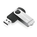 Ficha técnica e caractérísticas do produto Pen Drive Twist 8GB USB 2.0 Preto PD587 1 UN Multilaser
