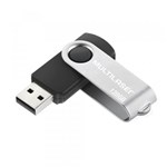 Ficha técnica e caractérísticas do produto Pen Drive Twist 2 USB 2.0 128 GB Preto Pd591 Multilaser