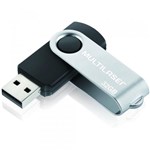 Ficha técnica e caractérísticas do produto Pen Drive Twist USB 2.0 32GB PD589 Preto Multilaser