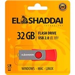 Ficha técnica e caractérísticas do produto Pen Drive USB 2.0 32gb El Shaddai EL101