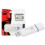 Ficha técnica e caractérísticas do produto Pen Drive Usb 3.0 Kingston Datatraveler 16Gb Generation 4 Azul DTIG4/16GB - DTIG4/16GB