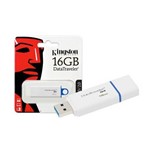 Pendrive 32GB USB Datatraveler DTIG4/32GB Branco C/ Vermelho