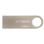 Ficha técnica e caractérísticas do produto Pen Drive USB 2.0 Kingston Dtse9H/16Gb Datatraveler Se9 16Gb Prata