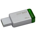 Ficha técnica e caractérísticas do produto Pen Drive Usb 3.1 16Gb Datatraveler 50 Verde Dt50/16Gb Kingston