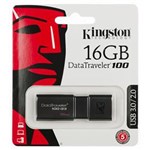 Ficha técnica e caractérísticas do produto Pen Driver 16 GB G3 Kingston / USB 2.0 , 3.0 / DT100G3-16GB - 1395 1395