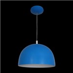 Ficha técnica e caractérísticas do produto Pendente Color Dome Azul Attena