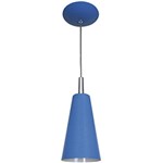 Ficha técnica e caractérísticas do produto Pendente Cone Mini Tóquio em Alumínio Azul - Attena
