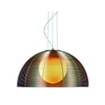 Ficha técnica e caractérísticas do produto Pendente de Alumínio Wire 24cmx42cm Bella Iluminação Café