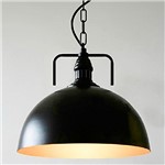 Ficha técnica e caractérísticas do produto Pendente Retro Industrial Preto Loft Luminária Vintage Lustre Design Edison LM1702
