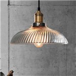 Ficha técnica e caractérísticas do produto Pendente Retro Industrial Vidro Loft Luminária Vintage Lustre Design Edison LM1740 - Eluminarias