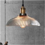 Ficha técnica e caractérísticas do produto Pendente Retro Industrial Vidro Loft Luminária Vintage Lustre Design Edison LM1740