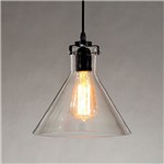 Ficha técnica e caractérísticas do produto Pendente Retro Industrial Vidro Loft Luminária Vintage Lustre Design Edison LM1738 - Eluminarias