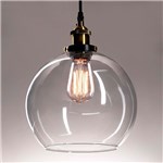 Ficha técnica e caractérísticas do produto Pendente Retro Industrial Vidro Loft Luminária Vintage Lustre Design Edison LM1788 - Eluminarias
