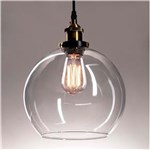 Ficha técnica e caractérísticas do produto Pendente Retro Industrial Vidro Loft Luminária Vintage Lustre Design Edison LM1788