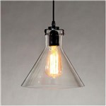 Ficha técnica e caractérísticas do produto Pendente Retro Industrial Vidro Loft Luminária Vintage Lustre Design Edison LM1738