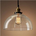 Ficha técnica e caractérísticas do produto Pendente Retro Industrial Vidro Loft Luminária Vintage Lustre Design Edison Lm1790 - Eluminarias