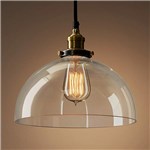 Ficha técnica e caractérísticas do produto Pendente Retro Industrial Vidro Loft Luminária Vintage Lustre Design Edison LM1790 - Eluminarias