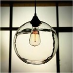 Ficha técnica e caractérísticas do produto Pendente Retro Industrial Vidro Loft Luminária Vintage Lustre Design Edison LM1798