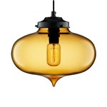 Ficha técnica e caractérísticas do produto Pendente Retro Industrial Vidro Loft Luminária Vintage Lustre Design Edison LM1814 - Eluminarias