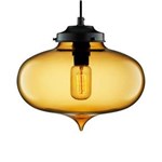 Ficha técnica e caractérísticas do produto Pendente Retro Industrial Vidro Loft Luminária Vintage Lustre Design Edison LM1814