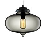 Ficha técnica e caractérísticas do produto Pendente Retro Industrial Vidro Loft Luminária Vintage Lustre Design Edison LM1816 - Eluminarias