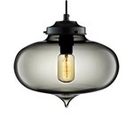 Ficha técnica e caractérísticas do produto Pendente Retro Industrial Vidro Loft Luminária Vintage Lustre Design Edison LM1816
