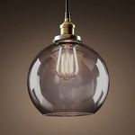 Ficha técnica e caractérísticas do produto Pendente Retro Industrial Vidro Loft Luminária Vintage Lustre Design Edison Lm1862 - Eluminarias