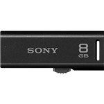Ficha técnica e caractérísticas do produto Pendrive 8GB Sony Retrátil USM8GR - Preto