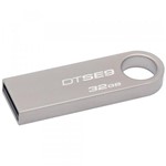 Ficha técnica e caractérísticas do produto Pendrive 32GB USB Kingston DTSE9H/32GBZ Prata