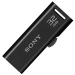 Ficha técnica e caractérísticas do produto Pendrive Sony Retratil Preto - 32gb