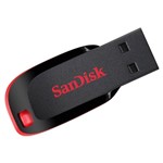 Ficha técnica e caractérísticas do produto Pendrive USB 2.0 - 128GB - SanDisk Cruzer Blade - SDCZ50-128G-B35