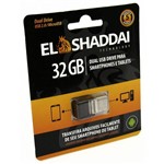 Ficha técnica e caractérísticas do produto Pendrive Usb 2.0 - 32gb - El Shaddai Otg Nano Dual Drive
