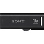 Ficha técnica e caractérísticas do produto Pendrive USB 2.0 - Sony Retratil Preto - 16GB - USM16GR