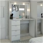 Ficha técnica e caractérísticas do produto Penteadeira Camarim São Francisco com Espelho Branco - Pnr Móveis - Branco