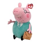 Ficha técnica e caractérísticas do produto Pelúcia Peppa Pig Papai Pig 30cm Ty DTC