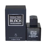 Ficha técnica e caractérísticas do produto Perfume Antonio Banderas Seduction IN BLACK Masculino 50ML