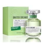 Ficha técnica e caractérísticas do produto Perfume Benetton United Dreams Live Free Feminino Eau de Toilette 80ml
